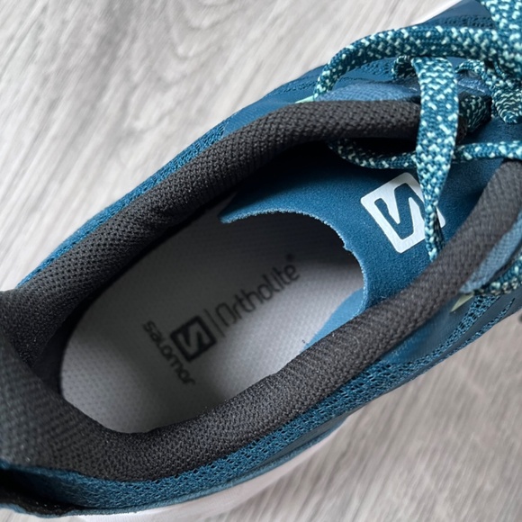 Salomon Womens Patrol Hiking Sneaker Size 9 Blue Outdoor Hike Running Shoe - Picture 6 of 12